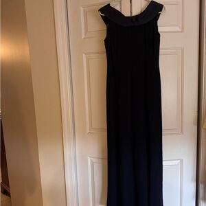 Jones New York Classic Navy Maxi Gown